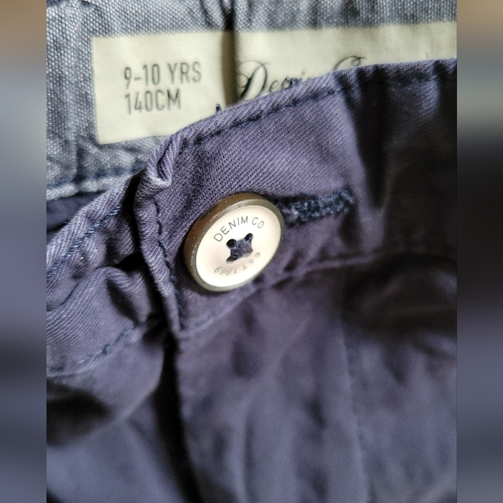 Boys Size 8 & 9/10 Bundle of Navy Blue Shorts - Picture 8 of 8
